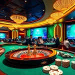 Experience thrilling gambling at Liên Minh KJC's elegant casino table with spinning roulette.
