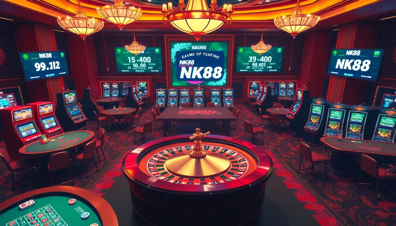 Experience the excitement at NK88 Casino with vibrant tables and games for every gambler.