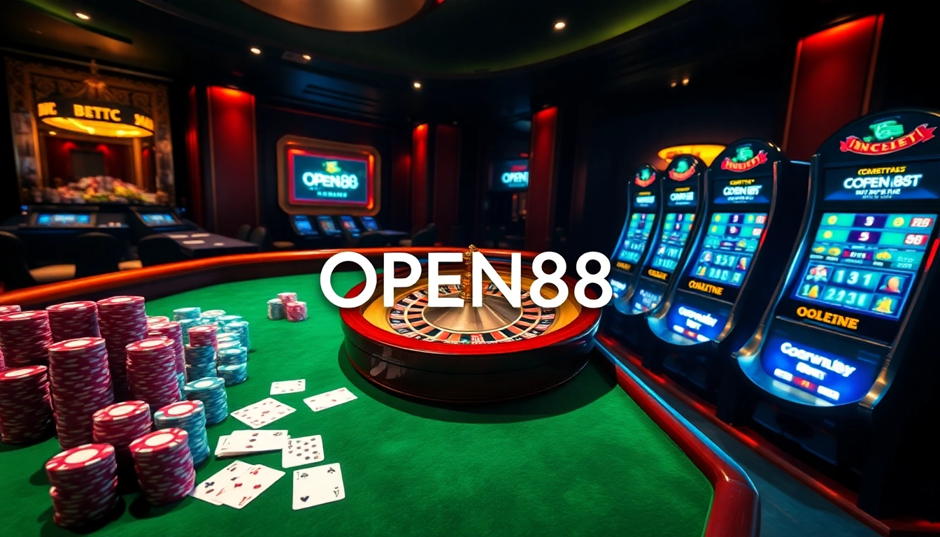 Enjoy a thrilling gaming experience at OPEN88 casino with exciting roulette and poker games.