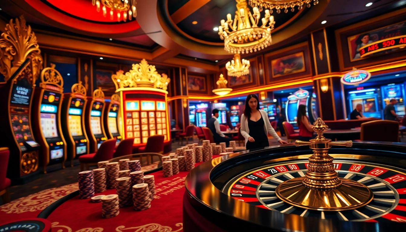 Experience excitement at AU88 with engaging casino gameplay featuring vibrant slot machines.