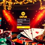 Experience the thrill of OKFUN đăng nhập with this vibrant online casino scene.