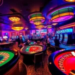 SODO Casino showcases luxury gameplay at vibrant gaming tables with roulette and poker chips.
