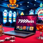 Experience thrilling online gaming with 789win at a luxury casino table with chips and cards.