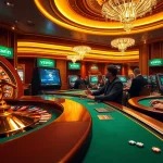 Experience the thrill of vswin with immersive gameplay at luxurious poker tables and vibrant casino elements.