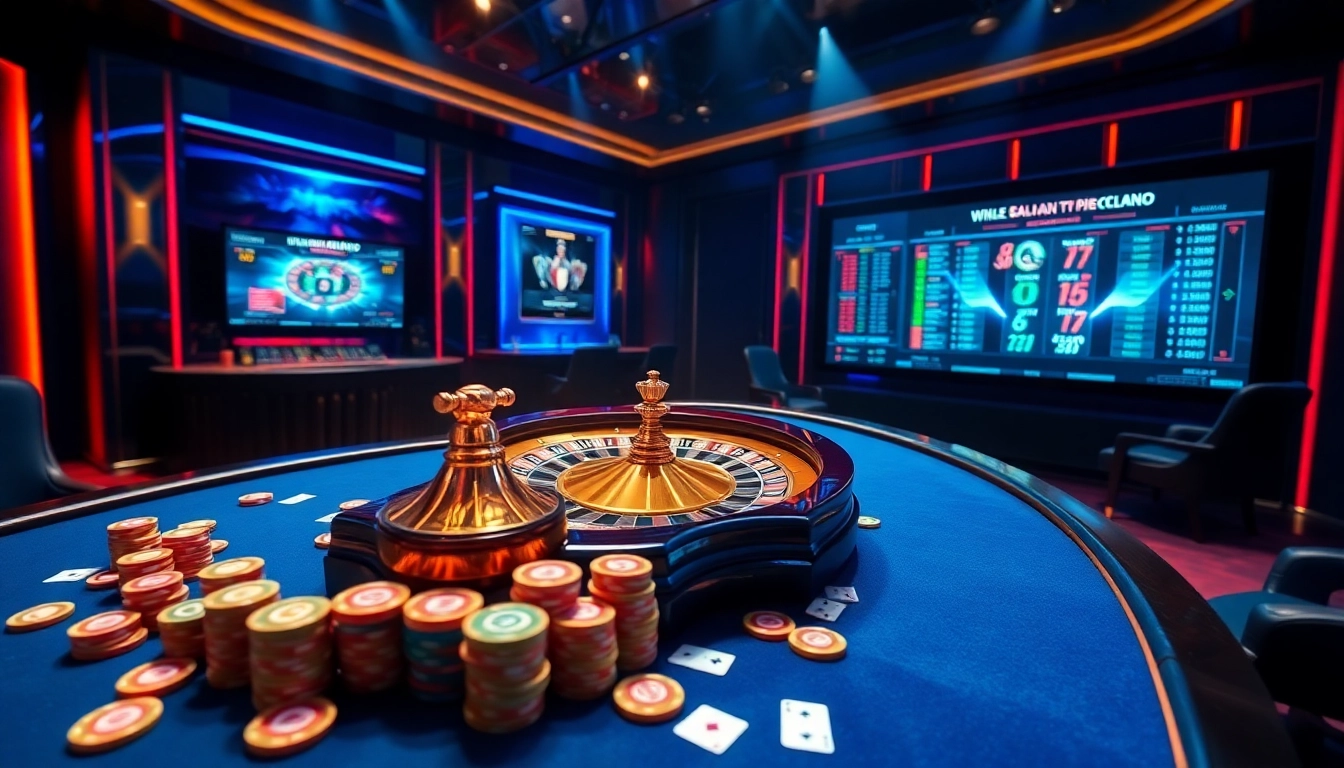 Experience vibrant gameplay at 789club with engaging poker tables and roulette wheels.