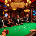 Experience the excitement of Go99 at a luxurious casino table with professional players and high stakes.