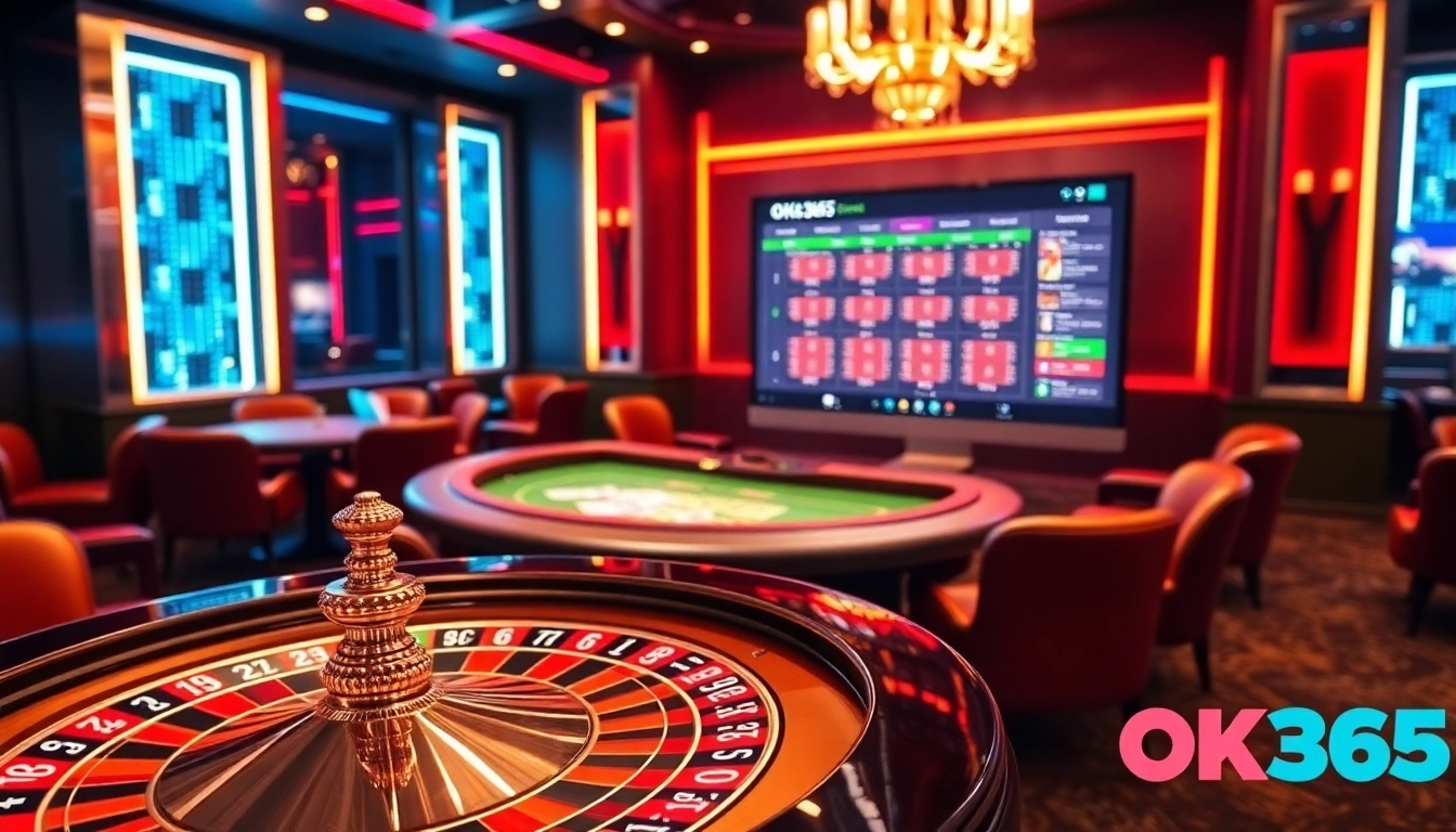 Experience luxurious online gambling excitement with Ok365 casino games.