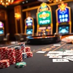 Experience the luxury of FUN79 online gambling with vibrant casino elements.