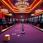 Engaging players experience luxury gaming at https://suncity.one/, surrounded by poker tables and roulette wheels.