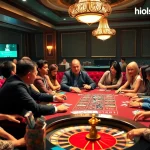 Engaging poker scene featuring players at Jun88, showcasing excitement and high-stakes action.