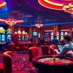 Engage with thrilling online experiences at https://okfun.social/ showcasing poker tables and slot machines.