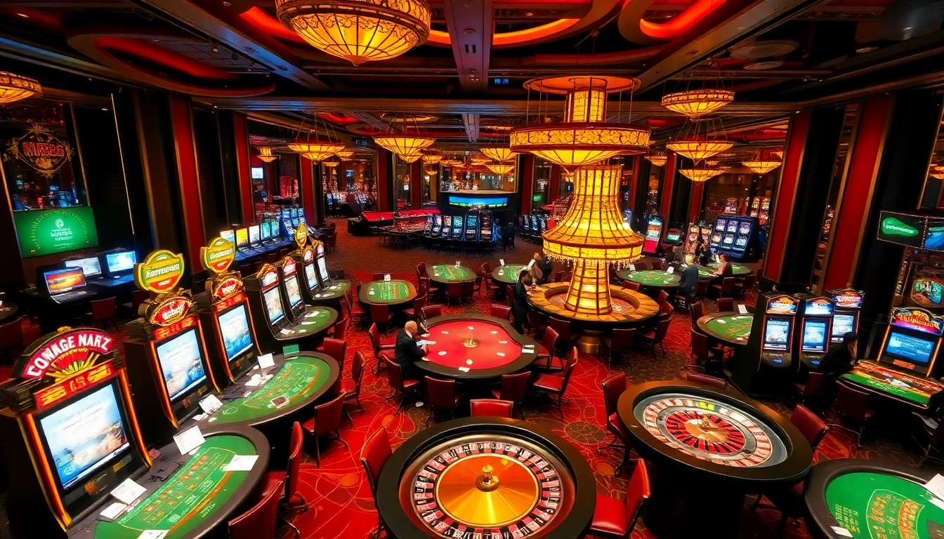 Experience thrilling gambling excitement at NK88 casino with vibrant tables and stunning design.