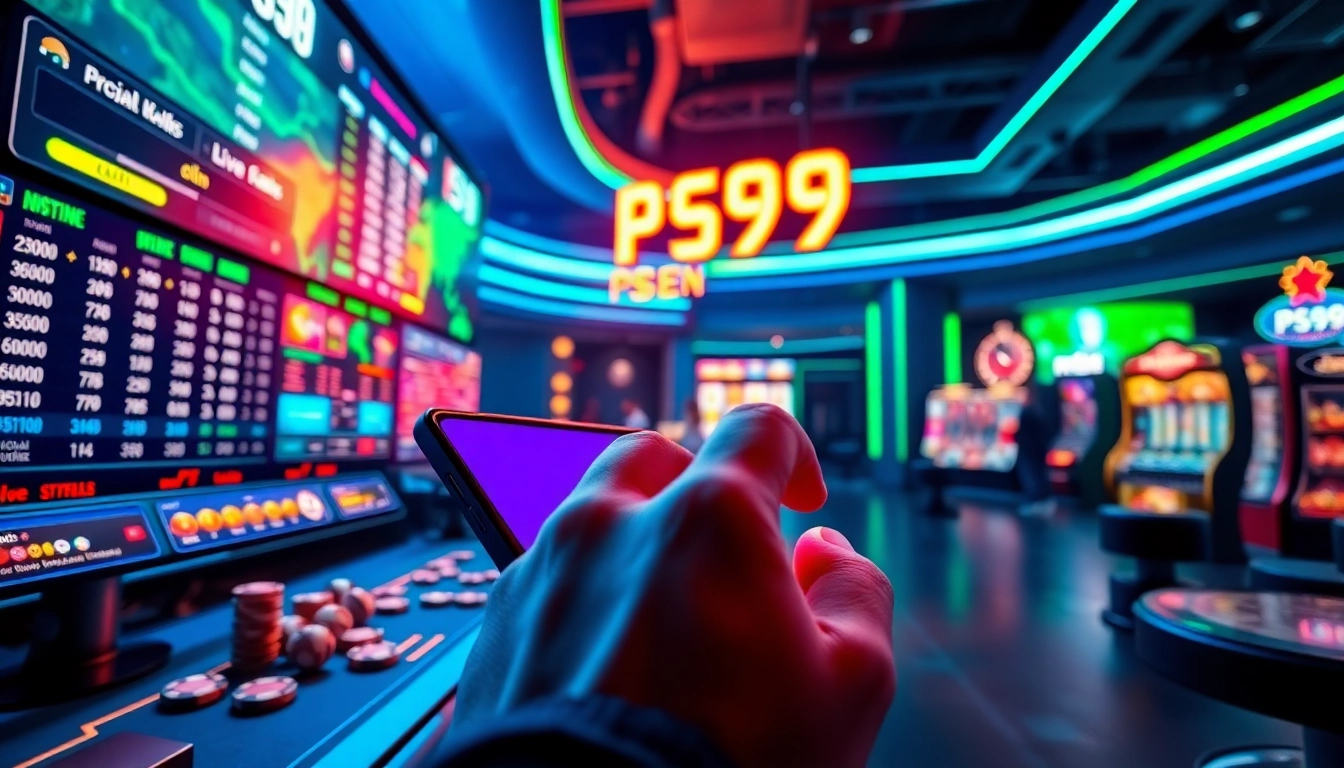 Engaging PS99 online betting interface showcasing modern gaming features and security.