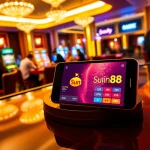 Experience the thrill of Sun88 casino gaming with vibrant tables and engaging players.