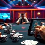 Experience thrilling poker action at VN168's luxury casino table.