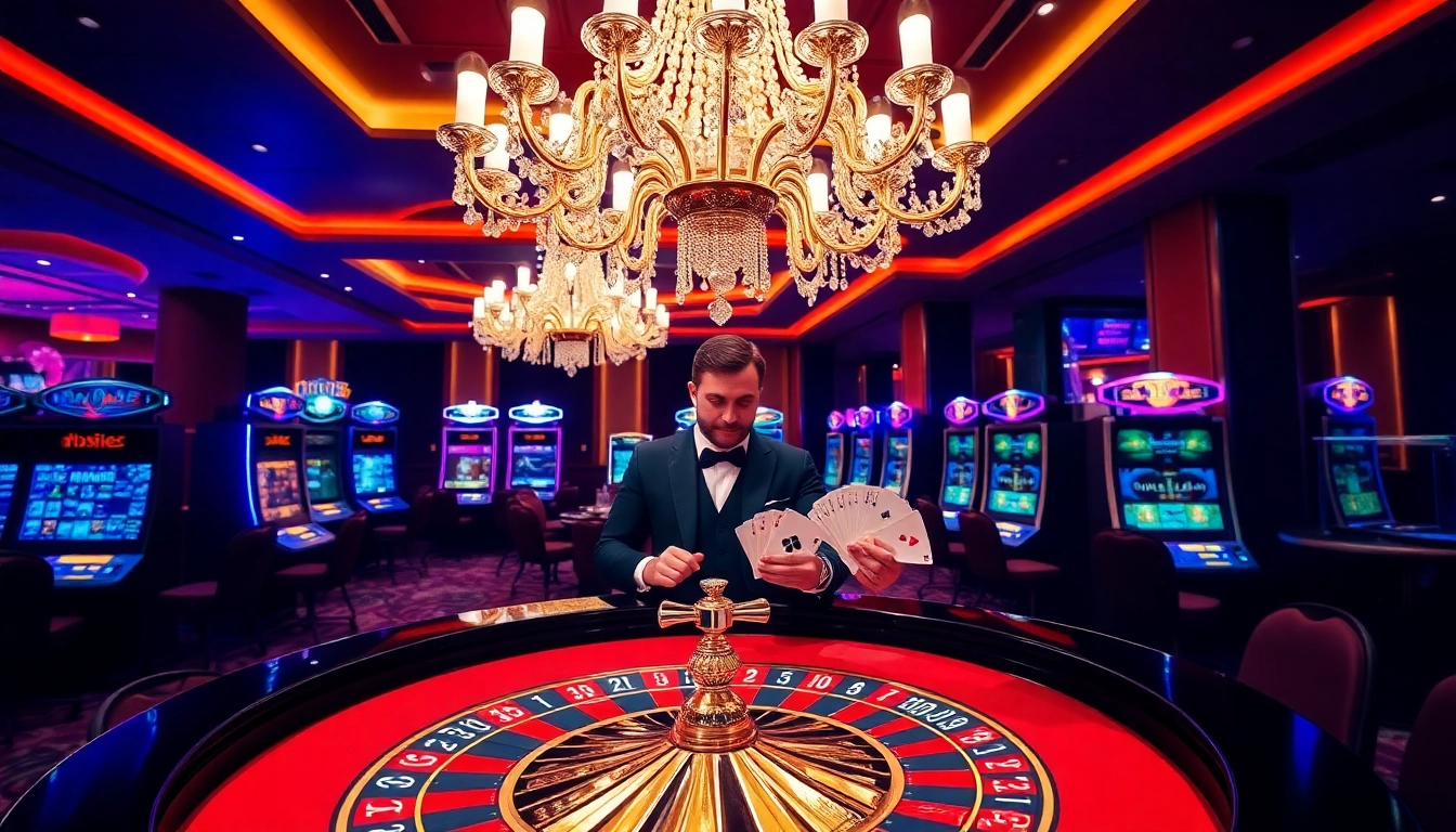 Experience high-stakes gaming at dh88's luxurious roulette table with vibrant chips.