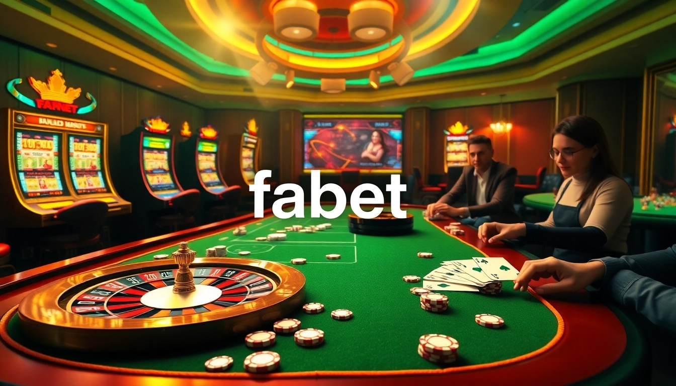 Experience the thrill at fabet casino with immersive table games and vibrant slot machines.