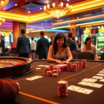 Experience thrilling gameplay at lo de uy tin with vibrant roulette wheels and excited gamblers.