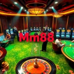 Experience high-stakes gaming excitement with Mm88 at a luxurious casino.