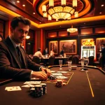 Experience excitement at RR 88 with a captivating casino scene featuring tables and gaming elements.
