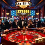 Players experiencing thrilling casino games at ZT9398, enjoying roulette with excitement and luxury.
