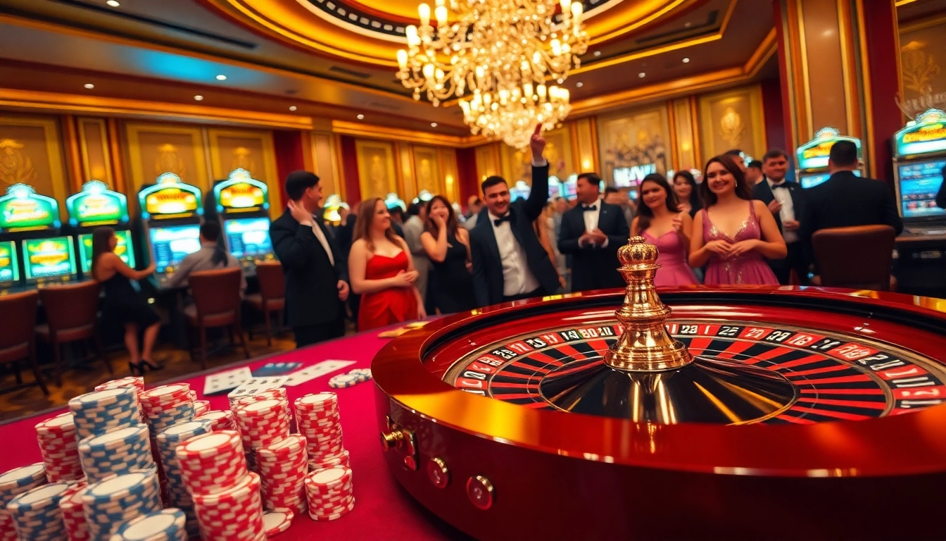 Experience thrilling gaming excitement at http://fabet0.com/ with roulette and poker chips in a luxurious casino setting.