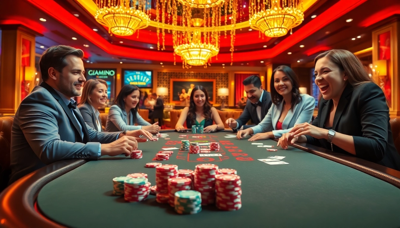 Experience thrilling poker action at https://sky88.at/ with vibrant chips and a luxurious casino vibe.
