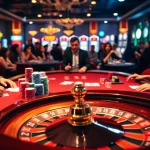 Experience the thrill of professional gambling at https://bl555.training/, featuring poker chips and a roulette wheel.