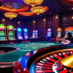 Players enjoying poker and slot games at the luxurious 39bet.com casino, showcasing high-stakes excitement.