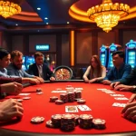 Engage with thrilling poker action at 88i com casino, showcasing players vying for victory.