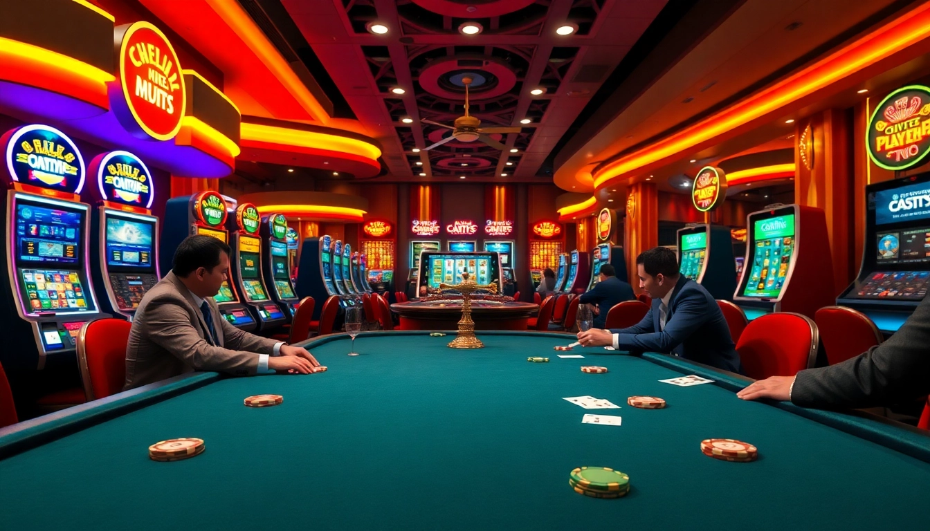 Enjoying a thrilling poker game at rikvip, highlighting an exciting casino atmosphere.