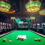 Engage in thrilling online betting at https://888vi.biz/ with vibrant slot machines and elegant casino tables.