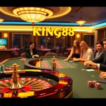 Experience the excitement of King88 as players engage with vibrant casino games and thrilling bets.