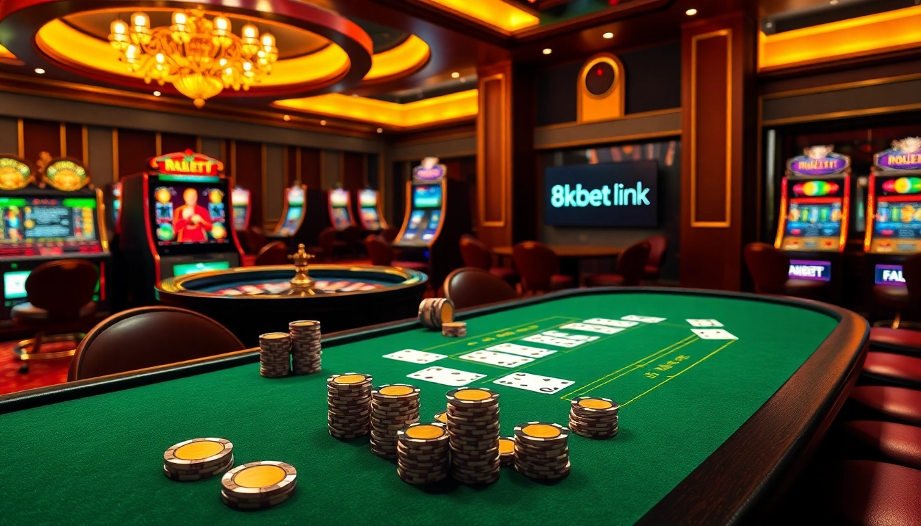 Engage with the thrilling 8kbet link as players enjoy vibrant casino games and excitement.