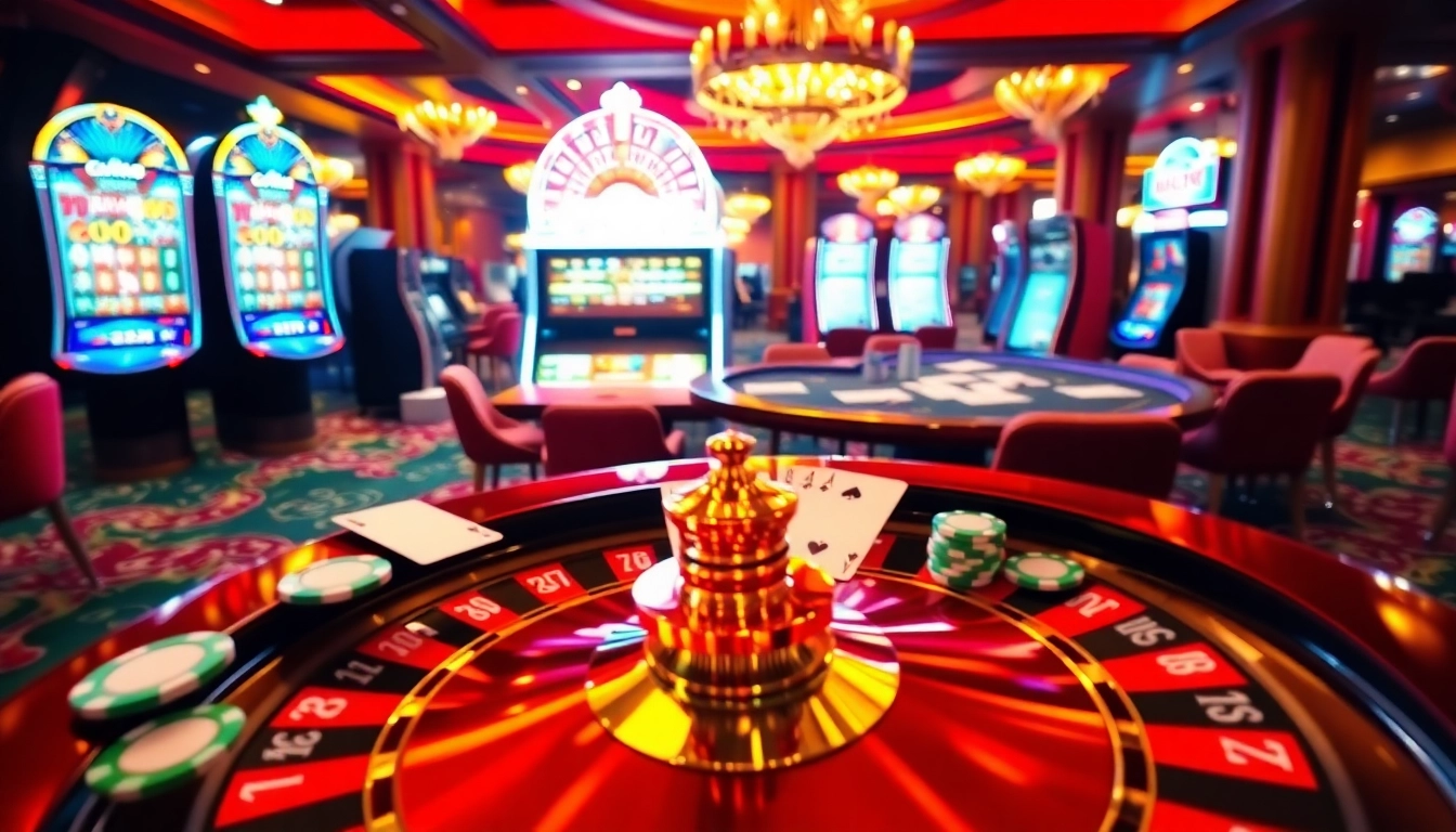 Experience the thrilling atmosphere of 88vv with vibrant casino visuals featuring poker chips and a roulette wheel.