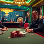 Experience high-stakes poker action at motchill tv, featuring a professional casino game atmosphere with vibrant colors and focus.