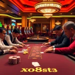 Experience thrilling gameplay at xo88t3 casino tables with engaging poker action and colorful chips.