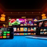 Engaging online gambling interface with vin777.gb.net showcasing diverse gaming options and vibrant colors.