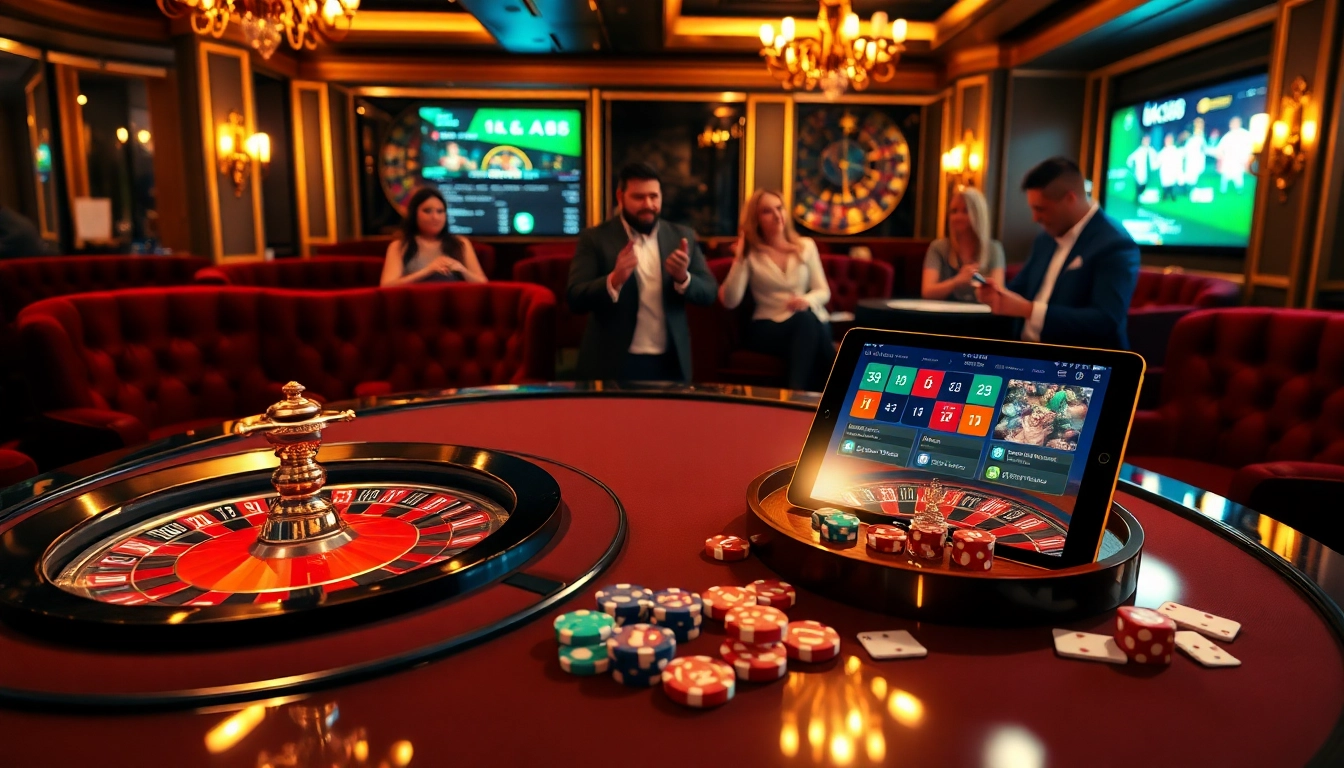 Players enjoying immersive betting experiences at UK88 casino, showcasing excitement and strategy.