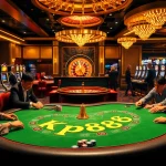 Kp88 enhancing the thrill of poker in a luxurious casino environment.