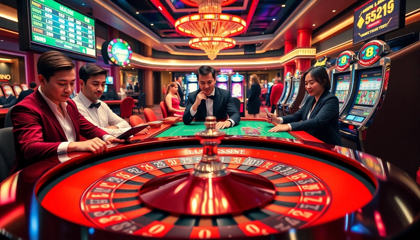 Experience the thrill of gambling at luck8 with vibrant tables and exciting gameplay.