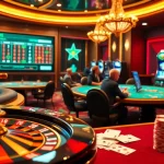 Experience thrilling online gambling at https://www.sclub88.bet/ with luxurious casino visuals showcasing poker and roulette action.