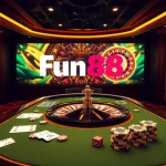 Fun88 users engaging in exciting casino gameplay with vibrant tables and betting activity.