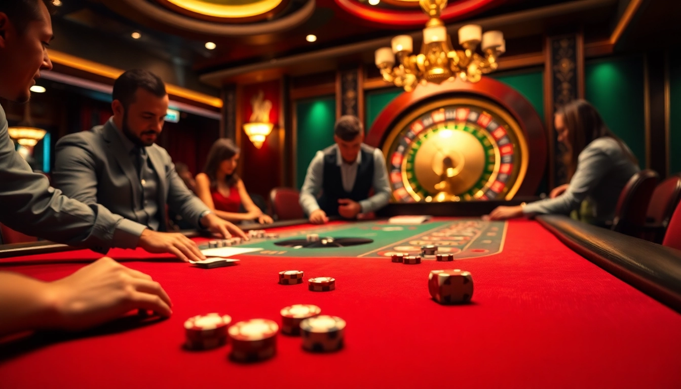 Experience the excitement of gambling at KJC's luxurious casino tables.