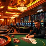 Experience the exciting gameplay at NK88 casino with vibrant tables and engaging players.