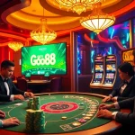 Experience thrilling gameplay at go88 with vibrant casino elements and strategic betting.