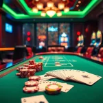 Experience the thrill of FABET's high-stakes poker game with elegant chips and cards.