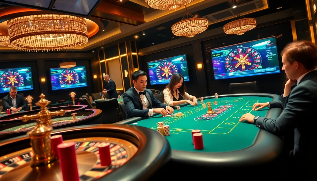 Poker players celebrating a win at MM88's high-stakes table, showcasing excitement and strategy.