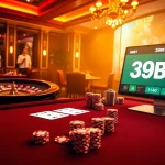 Experience thrilling poker and roulette action at 39BET's luxurious gaming environment.