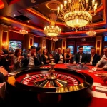 Experience thrilling games at https://da88.cash/ with players enjoying a luxurious roulette table.